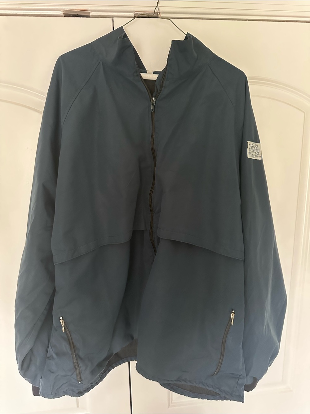 Vintage Moss Brown & Co Navy Windbreaker